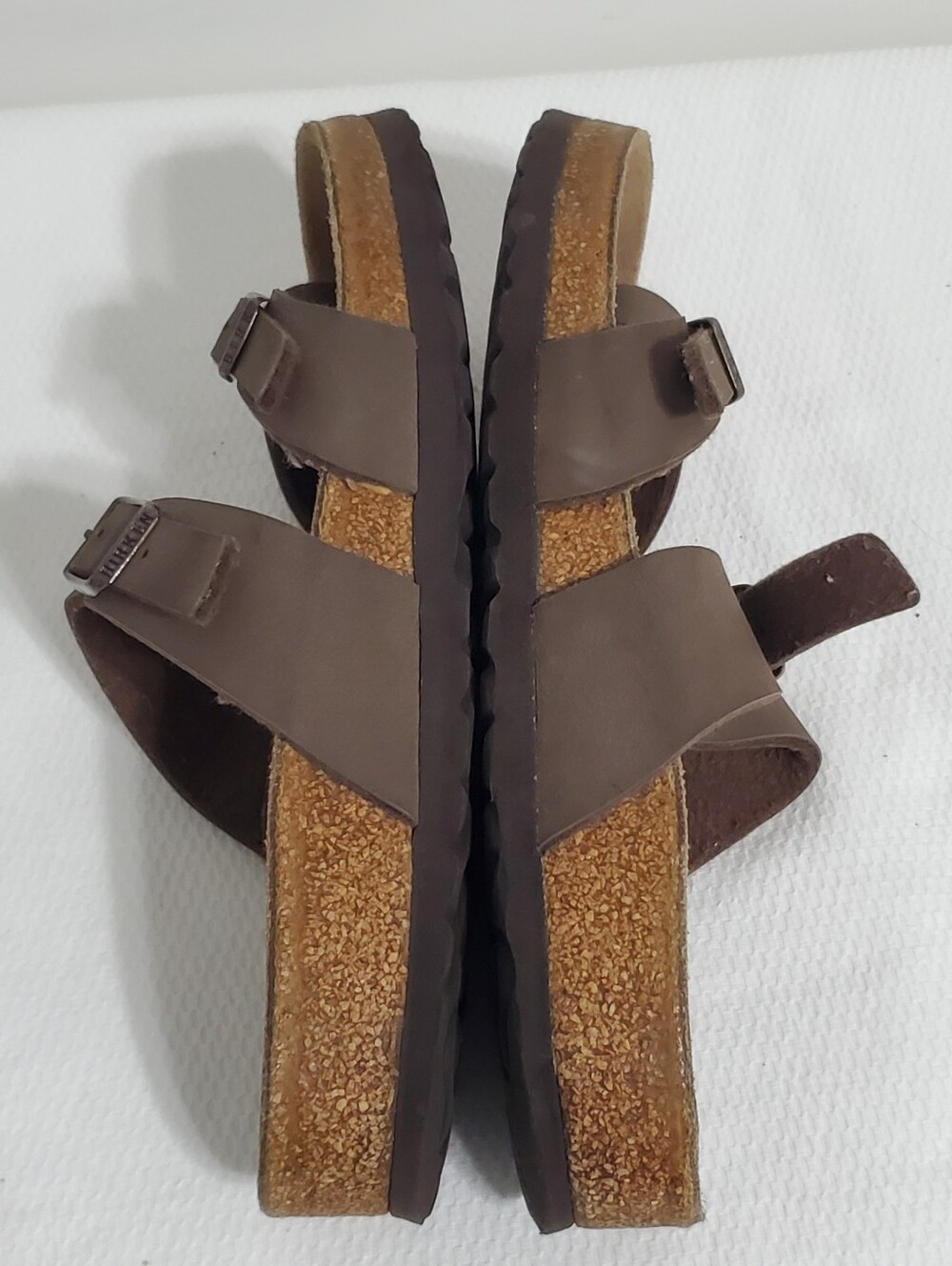 Birkenstock Mayari Habana Brown Oiled Leather Sandals Size 37 - Picture 6 of 7